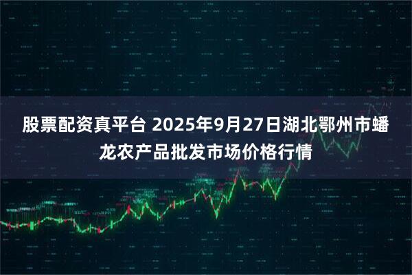 股票配资真平台 2025年9月27日湖北鄂州市蟠龙农产品批发市场价格行情